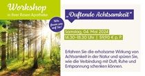 Aromaworkshop Duftende Achtsamkeit am 04.05.2024